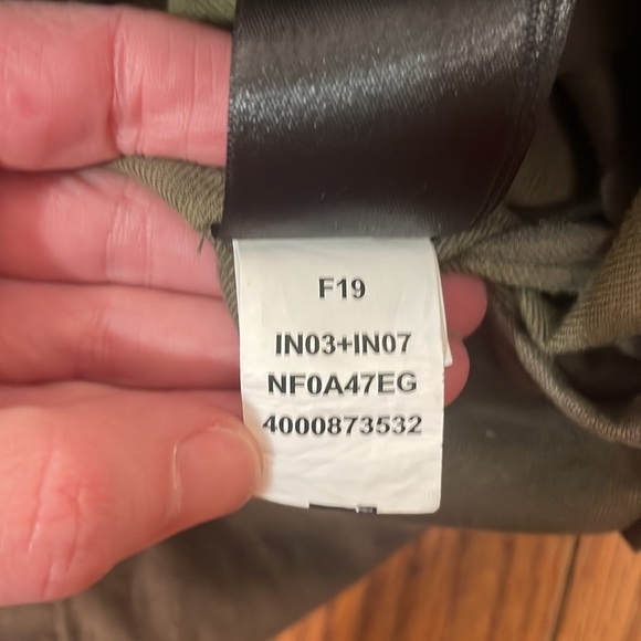 The North Face Urban Utility Jacket Full Zip Canvas Long Sleeve Green Womens S - Picture 9 of 9